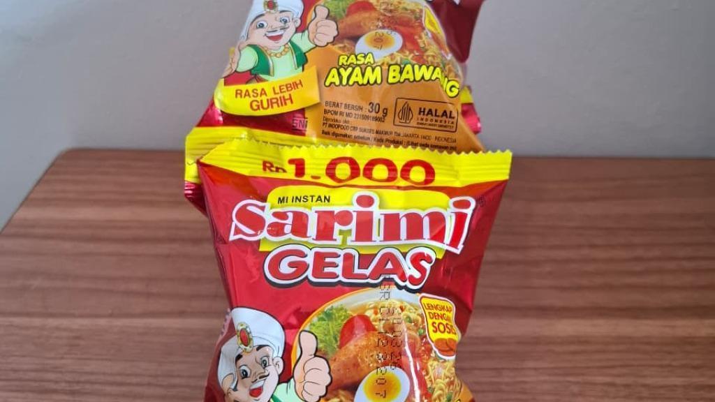 SARIMI GELAS AYAM BAWANG